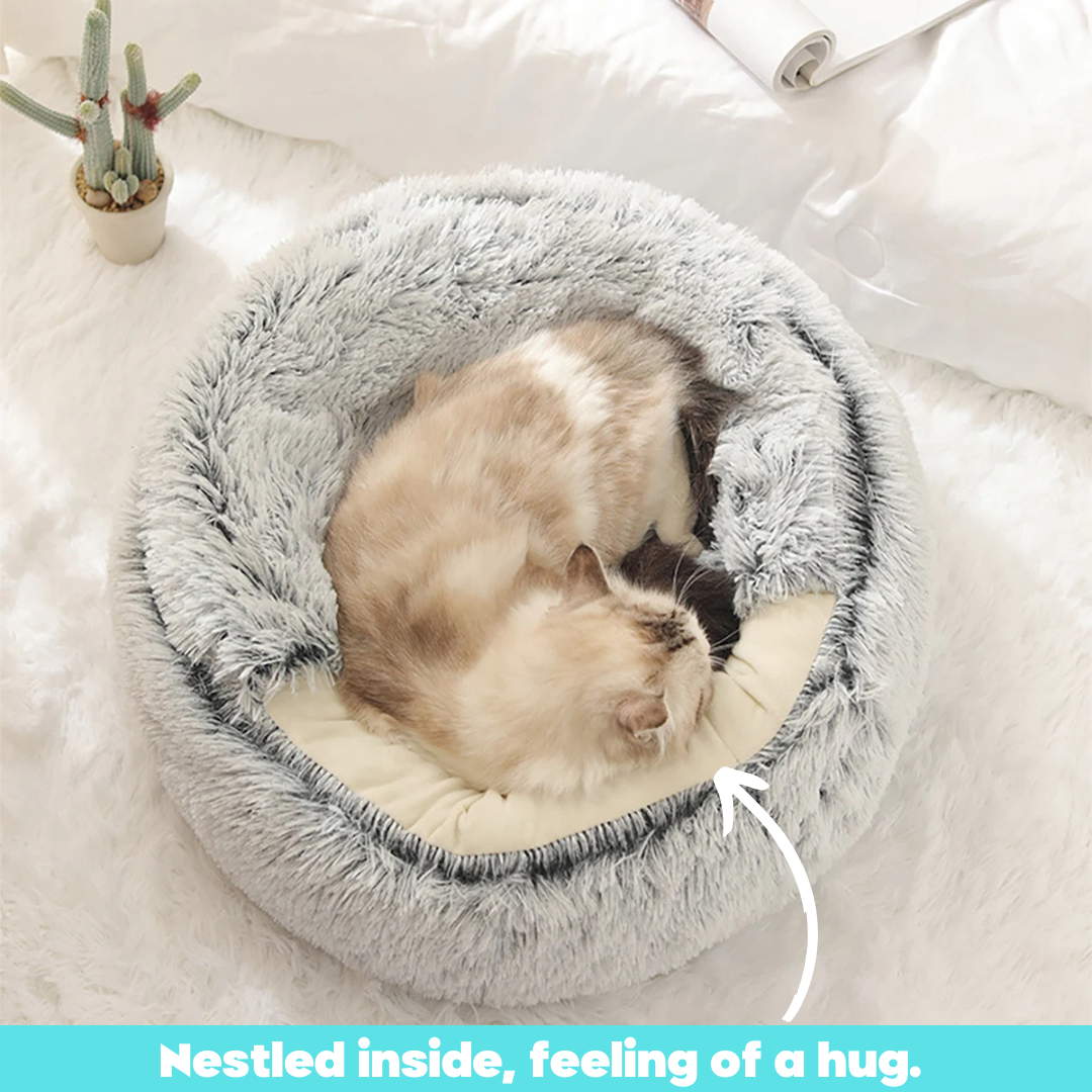 CalmPurr™ – Anti-Anxiety Cat Bed