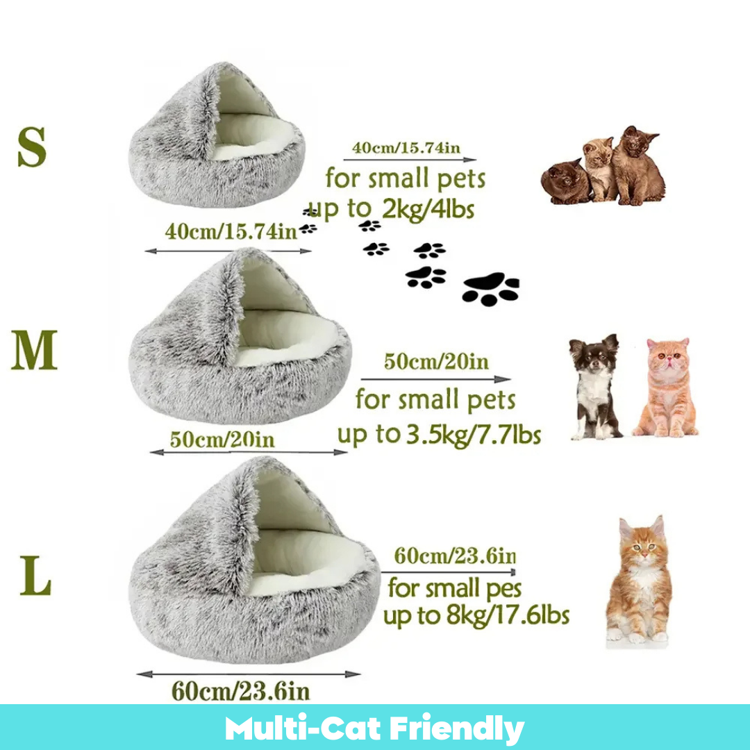 CalmPurr™ – Anti-Anxiety Cat Bed