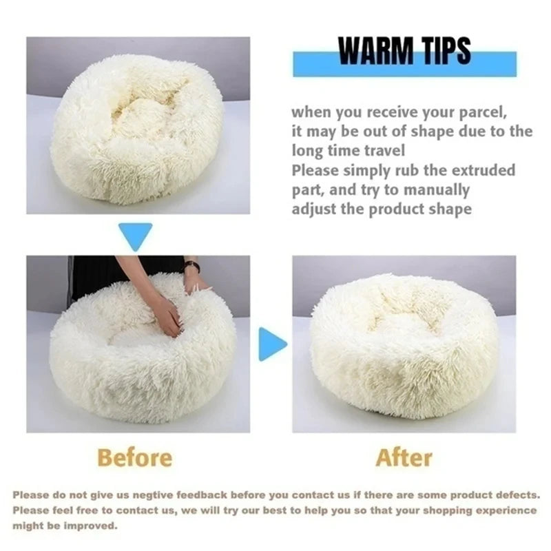 FluffNest™ – Fluffy Dog Bed