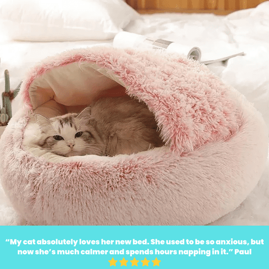 CalmPurr™ – Anti-Anxiety Cat Bed