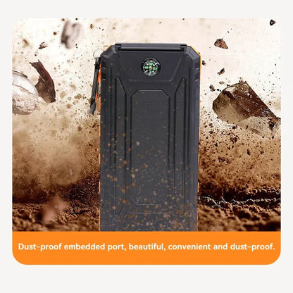 SolarMax™ – 200,000mAh Solar-Powered Power Bank