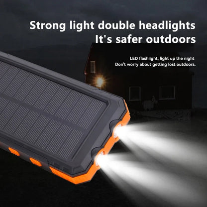 SolarMax™ – 200,000mAh Solar-Powered Power Bank